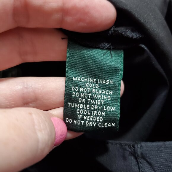 L-RL RALPH LAUREN ACTIVE Water Resistant 31" Golf Pants Splash Black Women's 4 - Picture 10 of 14